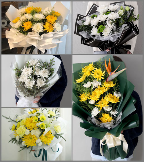 福建泉州石狮市宝盖镇雪上村白事花束代送